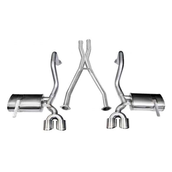 14962 Cat-Back Exhaust System, 5.7L, 8Cyl, Made of Stainless Steel, Xtreme Series