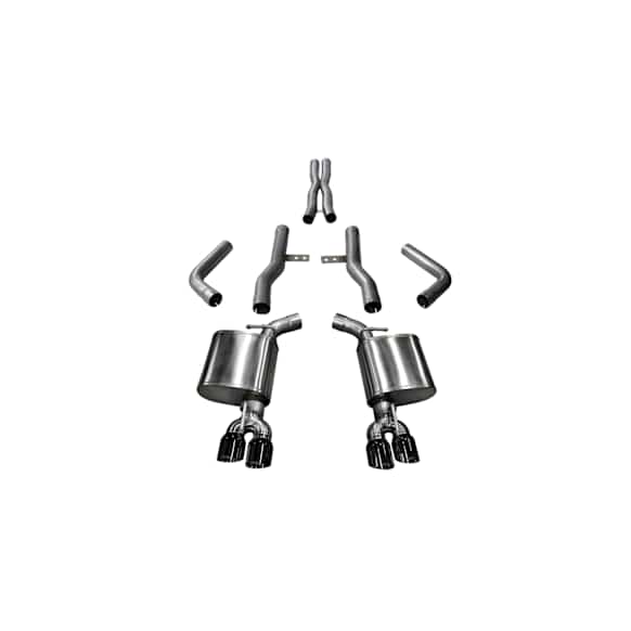 21006BLK Cat-Back Exhaust System, 5.7L, 8Cyl, Made of Stainless Steel, Xtreme Series