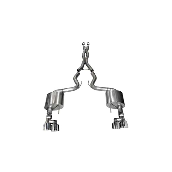 21040 Cat-Back Exhaust System, 5.0L, 8Cyl, Made of Stainless Steel, Xtreme Series
