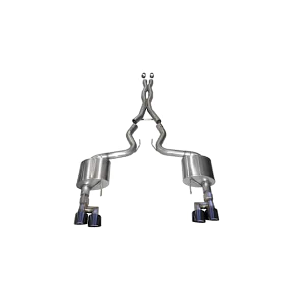 21040BLK Cat-Back Exhaust System, 5.0L, 8Cyl, Made of Stainless Steel, Xtreme Series