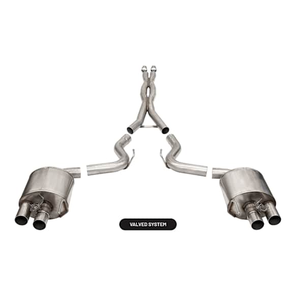 21096 Cat-Back Exhaust System, 5.2L, 8Cyl, Made of Stainless Steel, Xtreme Series