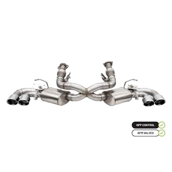 21100 Cat-Back Exhaust System, 6.2L, 8Cyl, Made of Stainless Steel, Pro Series