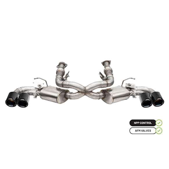 21100CFBLK Cat-Back Exhaust System, 6.2L, 8Cyl, Made of Stainless Steel, Pro Series