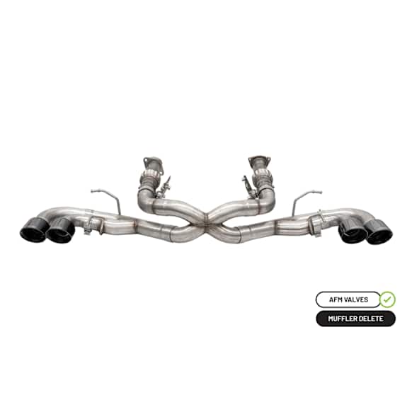 21102BLK Cat-Back Exhaust System, 6.2L, 8Cyl, Made of Stainless Steel, Pro Series