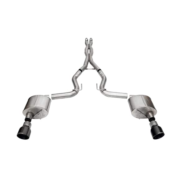 21250BLK Cat-Back Exhaust System, 5.0L, 8Cyl, Made of Stainless Steel, Xtreme Series
