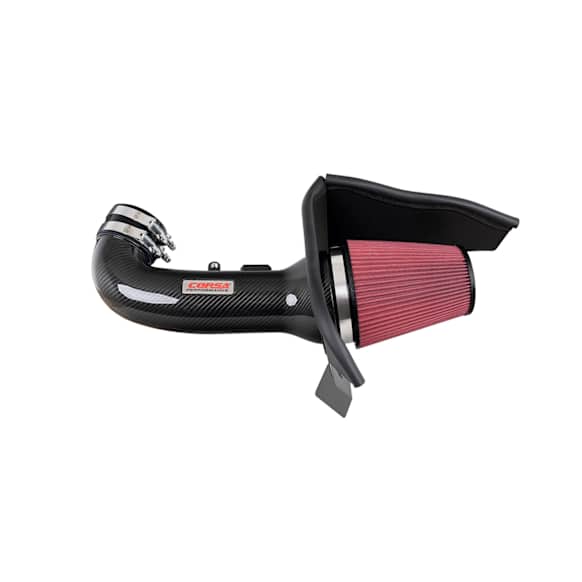 44018D Cold Air Intake, Dry Filter, Carbon Fiber Tube, Black
