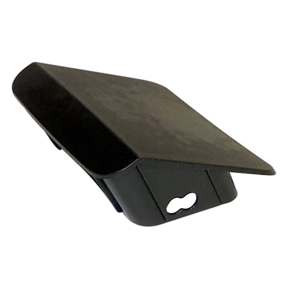 55078138AA Front, Driver or Passenger Side Bumper End, Powdercoated Black Plastic