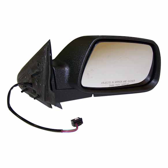 55156454AE Passenger Side Mirror, Power Adjust, Non-Heated, Manual Folding, Black, No Signal Light, No Memory, No Puddle Light, No Auto-Dim, No Blind Spot Feature