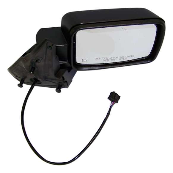55396636AD Passenger Side Mirror, Power Adjust, Heated, Power Folding, Black, No Signal Light, Without Memory Recall, No Puddle Light, No Auto-Dimming, No Blind Spot Feature