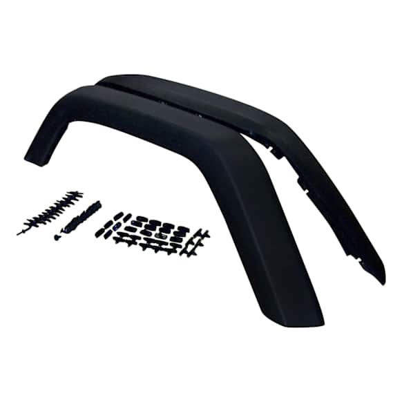 5KFKRR Rear, Driver and Passenger Side Fender Flares, Black