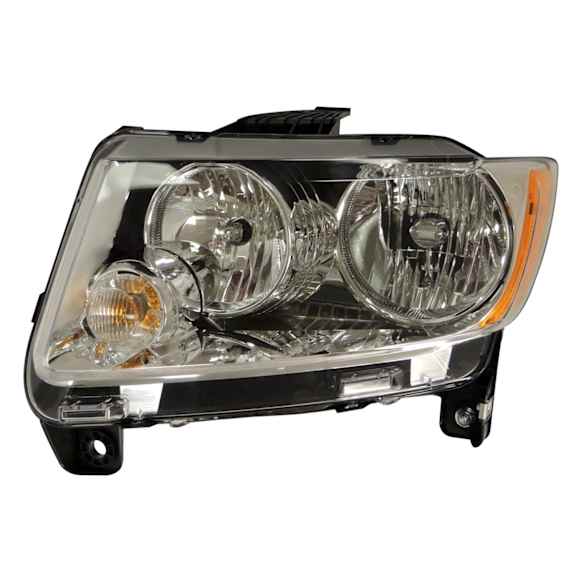 68088869AA Driver Side Halogen Headlight, With bulb(s), OE Replacement