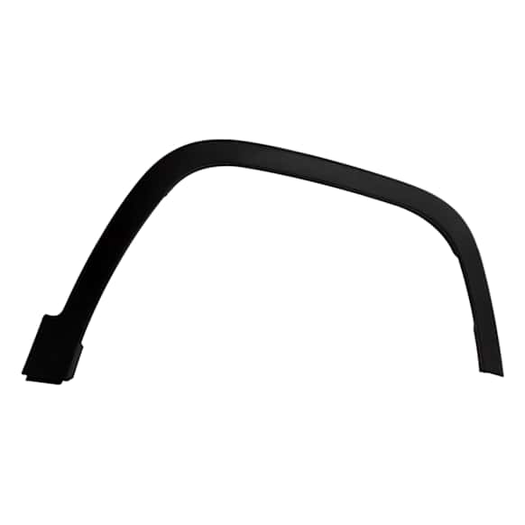 Front, Passenger Side Fender Flares, Black