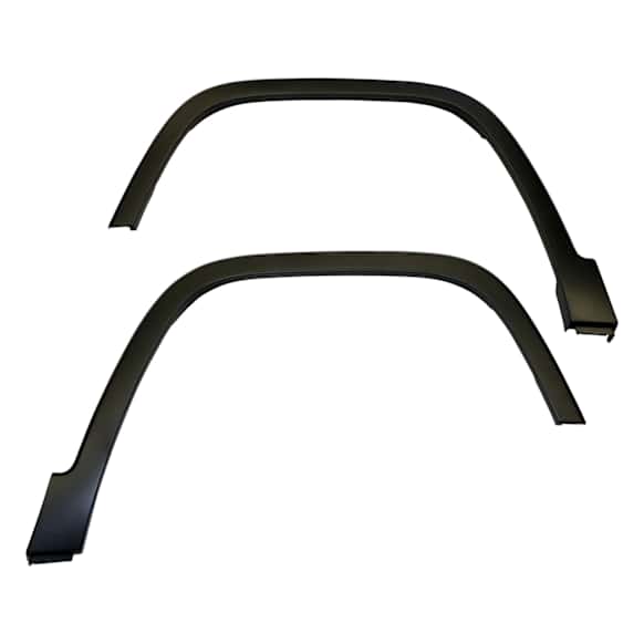 68210314K Front, Driver and Passenger Side Fender Flares, Black