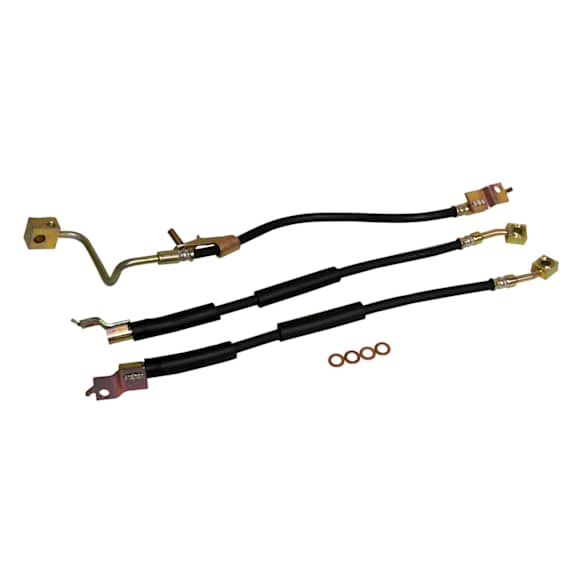 BHK3 Front and Rear Brake Line, Steel and Rubber