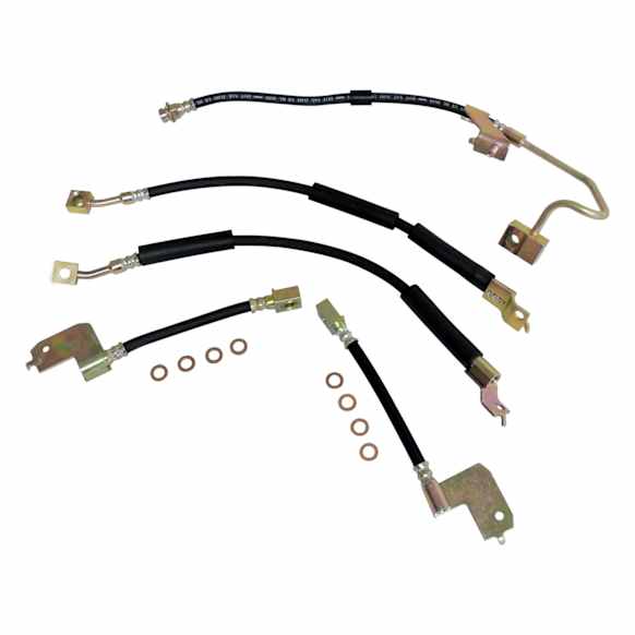 1996 Jeep Grand Cherokee - Front and Rear Brake Line, Steel and Rubber
