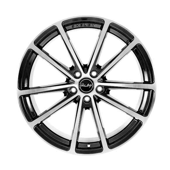CS10-295530-BM Aluminum Black Wheel, 20 in. X 9.5 in., 5 x 4.5 in. Bolt Pattern