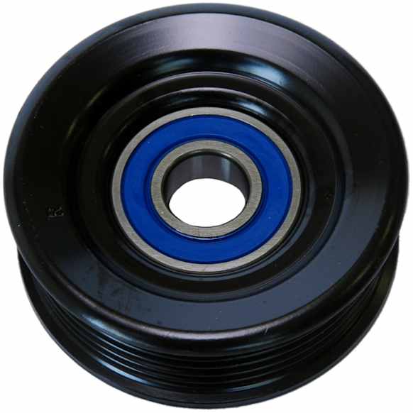 2015 Freightliner Cascadia - Accessory Belt Idler Pulley, 14.9L 6Cyl, enginedesignationname: ISX 15.0, enginemfrname: Cummins, Fan; Grooved Pulley, Steel