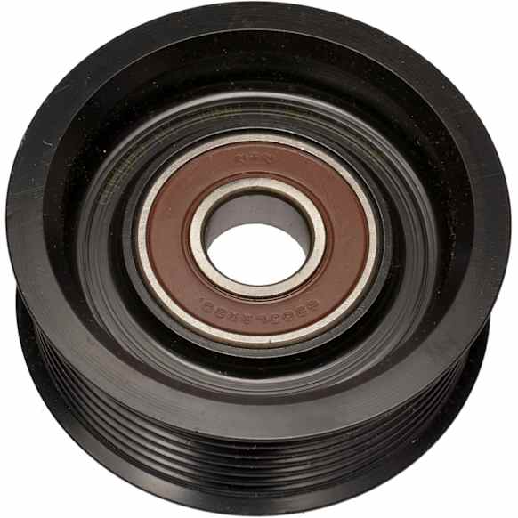 2009 Acura TSX - Accessory Belt Idler Pulley, 2.4L 4Cyl, Accessory Drive; To Chassis / VIN 2028663; Grooved Pulley, Steel