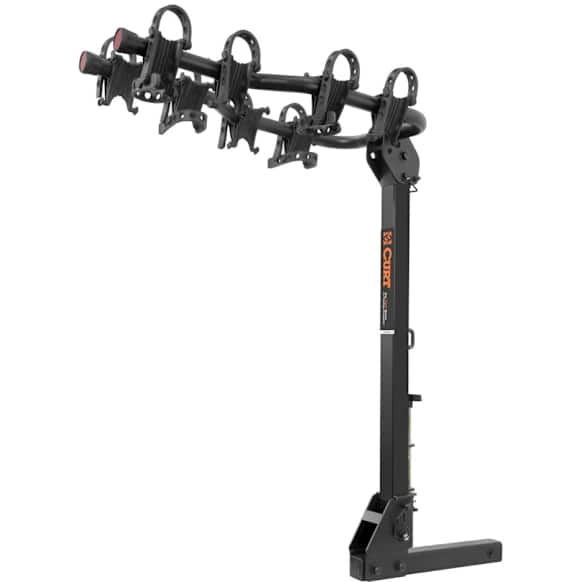 18064 Bike Rack - Powdercoated Black, Steel, Hitch mount, Universal, Sold Individually