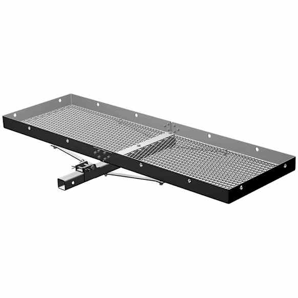 18100 Cargo Carrier - Powdercoated Black, Aluminum, Cargo, Hitch, Universal, Sold Individually