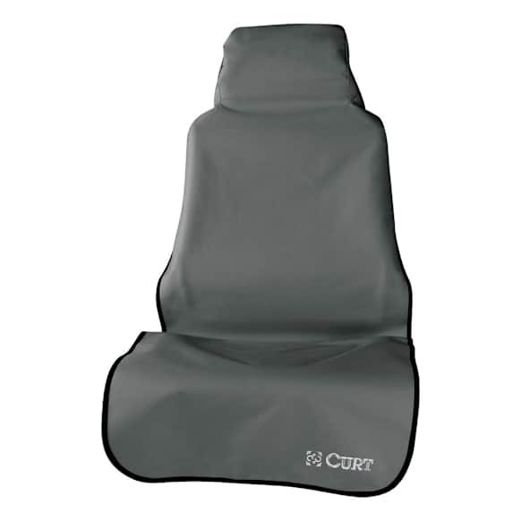 18500 Universal Seat Cover, 23 in. Width x 58 in. Height, Gray, Rubber, Bucket Seat, Seat Defender Series, Removable and Waterproof
