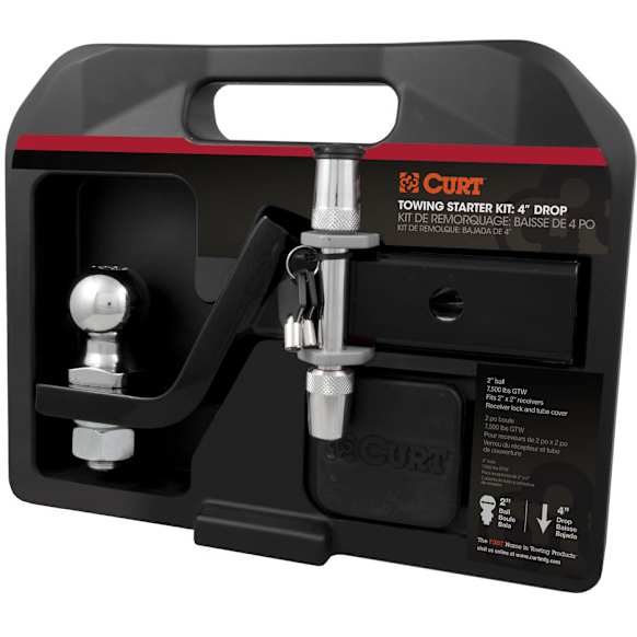 45554 Towing Starter Kit - Powdercoated Black, Steel, Sold Individually