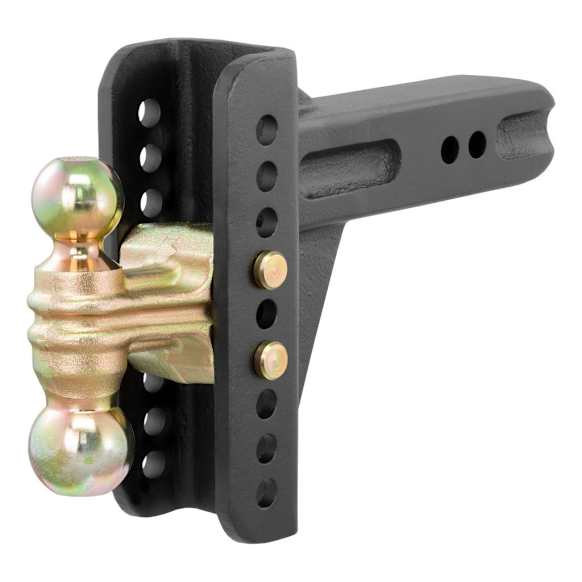 45902 Hitch Ball Mount, 2.5 in. - Powdercoated Black, Steel, Sold Individually