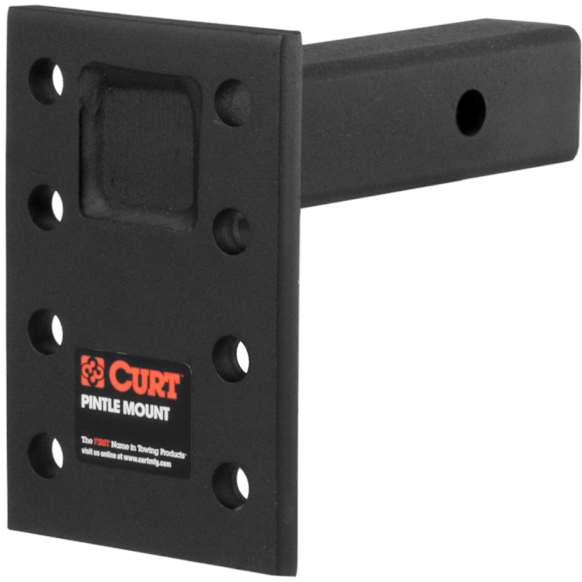 48323 Pintle Hook Mount - Powdercoated Black, Universal