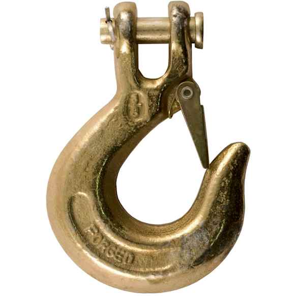 81560 Tow Hook - Yellow zinc, Steel, Universal, Sold Individually