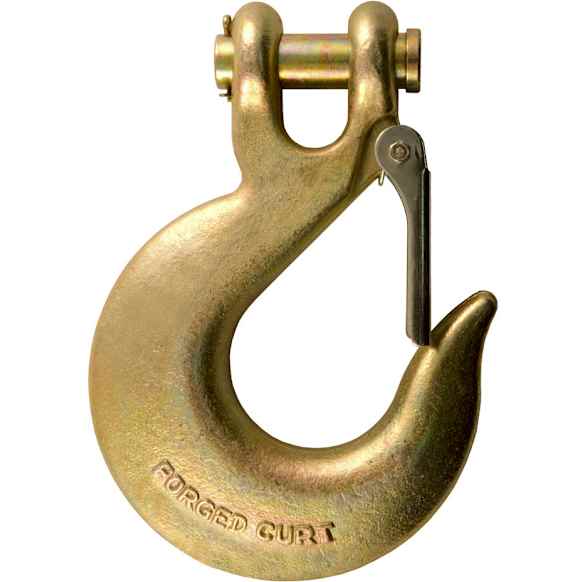 81920 Tow Hook - Yellow zinc, Steel, Universal, Sold Individually