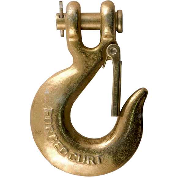81950 Tow Hook - Yellow zinc, Steel, Universal, Sold Individually