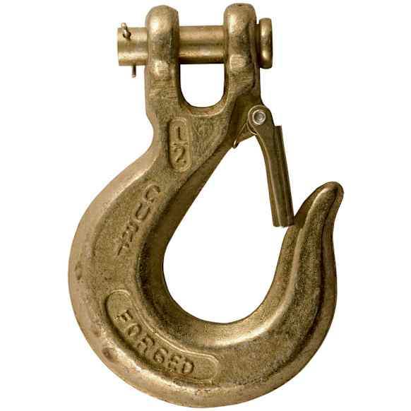 81980 Tow Hook - Yellow zinc, Steel, Universal, Sold Individually