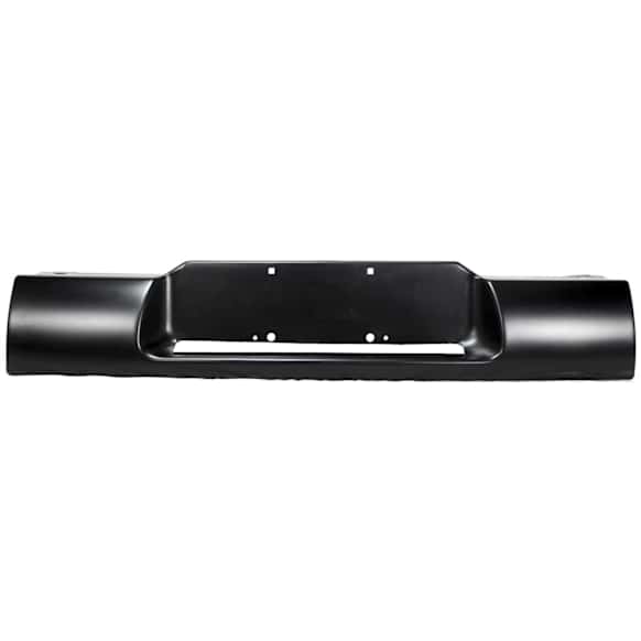 Step Bumper, Powdercoated Black Face Bar Only; With pad provision Without mounting bracket(s)