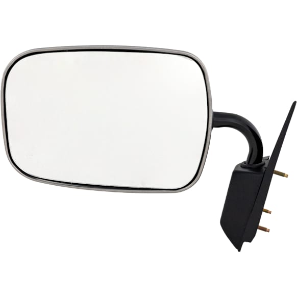 Driver Side Mirror, Non-Towing, Manual Adjust, Manual Folding, Non-Heated, Polished, No Signal Light, No Memory, No Puddle Light, No Auto-Dimming, No Blind Spot Feature