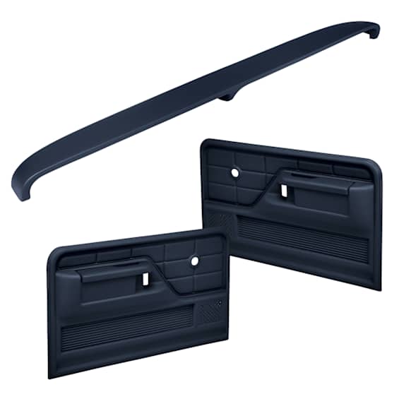 1979 Ford F-150 - Dark Blue, Dash Cap, Door Panel, ABS Plastic