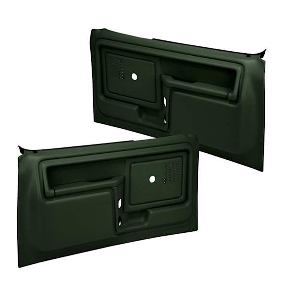 12-108CL-GRN Interior Restoration Kit - Dark Green,  Dash Cap, Door Panel, Kick Panel, Direct Fit, Kit