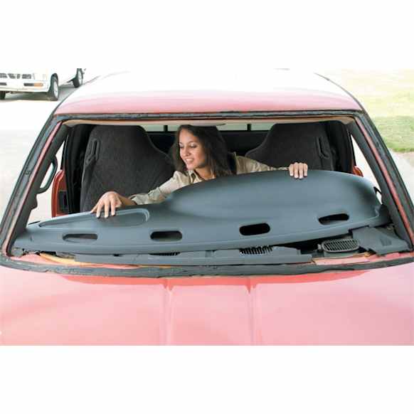 12-114-TGR Taupe Gray, Molded, ABS Thermoplastic, Dash Cover Overlay 