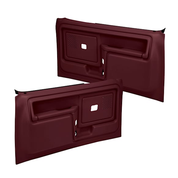 1981 Ford Bronco - Maroon, Full Power, Front, Driver and Passenger Side, Door Trim Panel