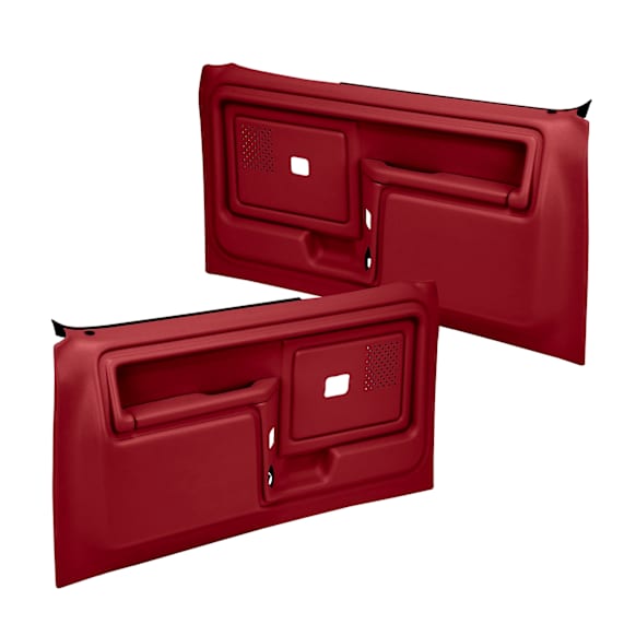 1984 Ford F-150 - Red, Full Power, Front, Driver and Passenger Side, Door Trim Panel