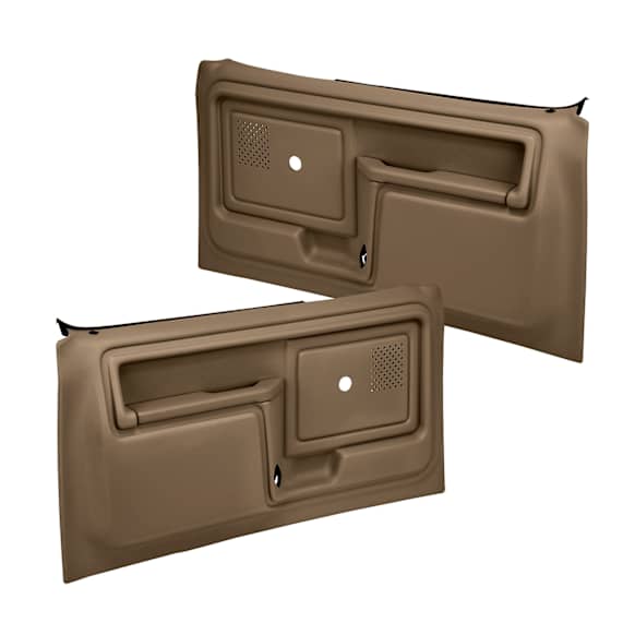 1984 Ford F-150 - Light Brown, No Power, Front, Driver and Passenger Side, Door Trim Panel