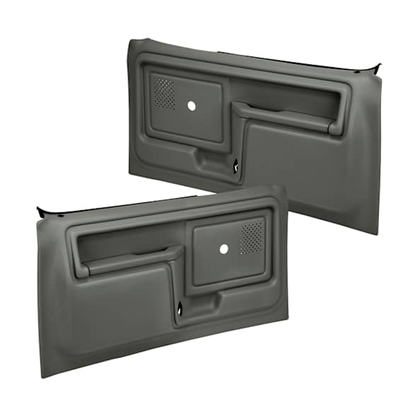1984 Ford F-150 - Medium Gray, No Power, Front, Driver and Passenger Side, Door Trim Panel