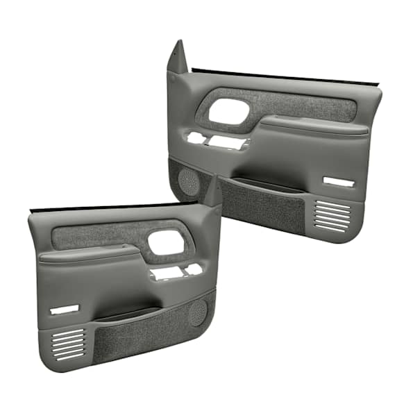 1995 GMC C1500 - Light Gray, Full Power, Front, Driver and Passenger Side, Door Trim Panel