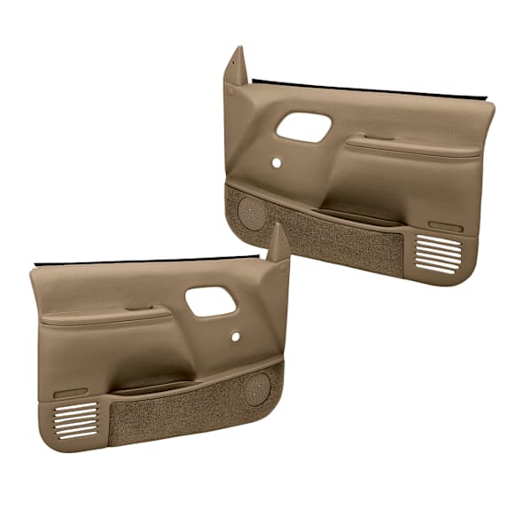 18-59N-NTL Front, Driver and Passenger Side Door Trim Panel - Neutral No Power