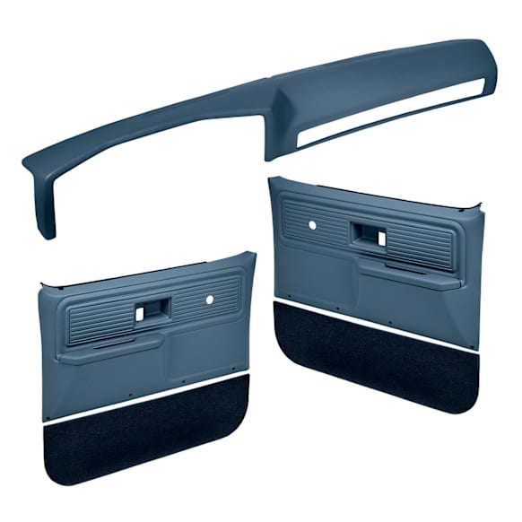 1978 Chevrolet K10 - Light Blue, No Power, Dash Cap, Door Panel, Kick Panel