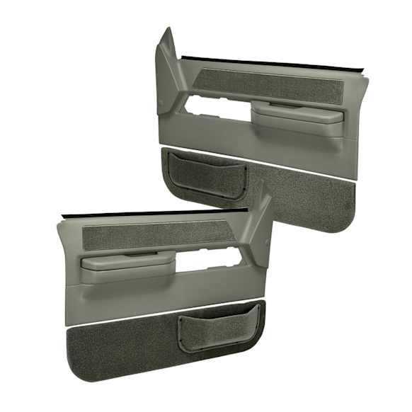 18-606C36F-TGR Interior Restoration Kit - Taupe Gray,  Dash Cap, Door Panel, Direct Fit, Kit