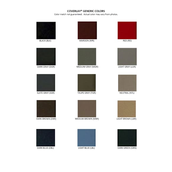18-638-MBR Medium Brown, Molded, ABS Thermoplastic, Dash Cover Overlay 