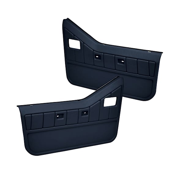 27-35-DBL Front, Driver and Passenger Side Door Trim Panel - Blue