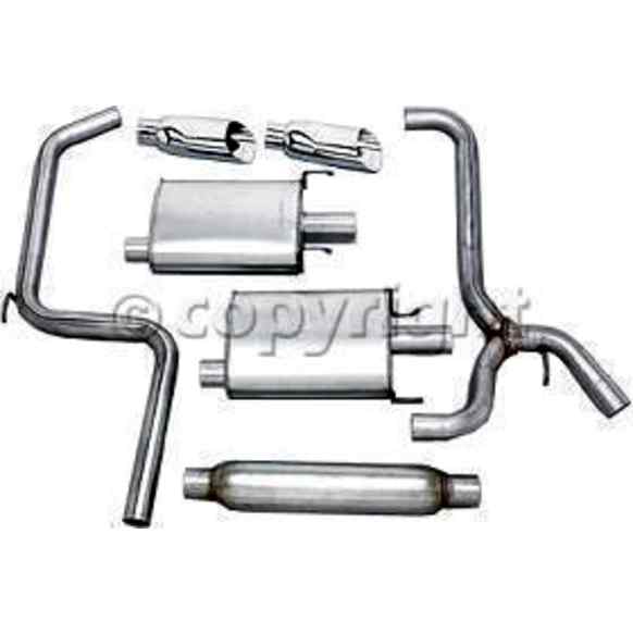 19363 Cat-Back Exhaust System, Made of Aluminized Steel, Super Turbo Series