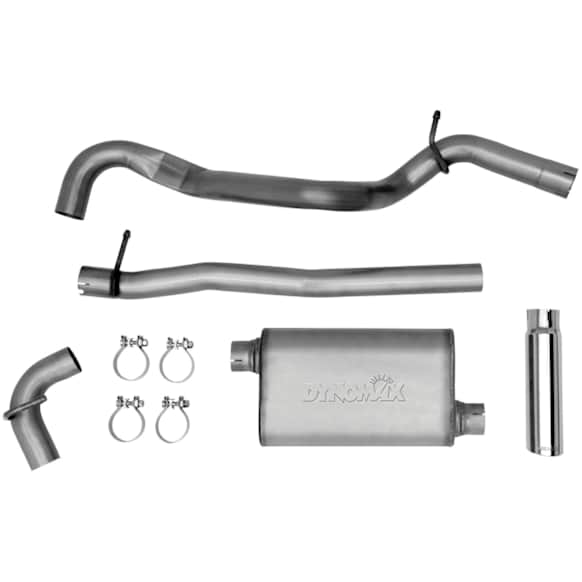 39446 Cat-Back Exhaust System, 3.8L, 6Cyl, Made of Stainless Steel, Ultra Flo Welded SS Series
