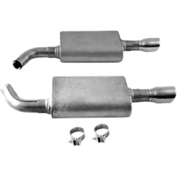 39502 Axle-Back Exhaust System, 3.5L, 6Cyl, Made of Stainless Steel, Ultra Flo Welded Series
